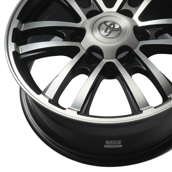 PICKUP TRUCK SUV MAGS WHEELS MAGWHEELS RIMS PHILIPPINES AWC MOD GRANDIA MACHINE LIP MACHINE FACE BLACK BASE 17X7 6X139.7 (5)