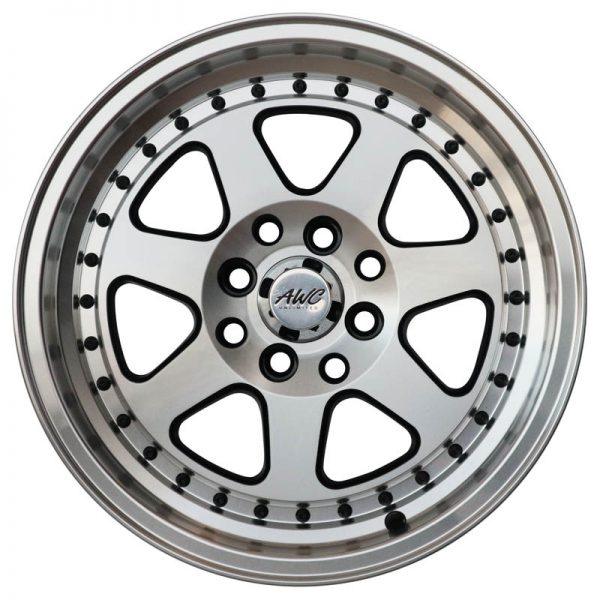 SEDAN HATCHBACK MAGS WHEELS MAGWHEELS RIMS PHILIPPINES AWC MOD BILLBOARD MACHINE FACE BLACK BASE 15X7 4X100 4X114.3 (2)