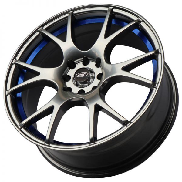 SEDAN HATCHBACK MAGS WHEELS MAGWHEELS RIMS PHILIPPINES AWC MOD KALIBER HYPER BLACK BLUE INNER RING 17X7 4×100 4X114.3 (3)