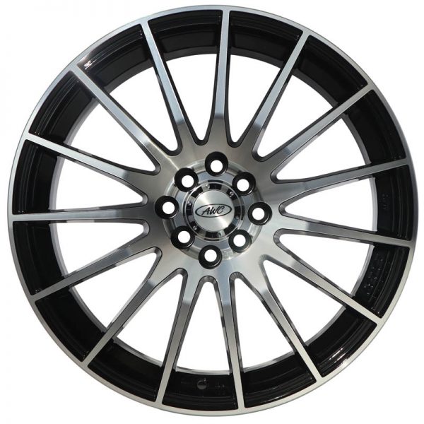 SEDAN MPV MAGS WHEELS MAGWHEELS RIMS PHILIPPINES AWC MOD VULGAR MACHINE LIP MACHINE FACE BLACK BASE 18×7.5 4×100 4X114.3 (2)