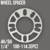 Wheel Spacer 6mm 4×100,6mm 4×114.3,6mm 5×100,6mm 5×114.3