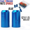 Nuts Sparco 12X1.5 Blue W/O Washer Open Type